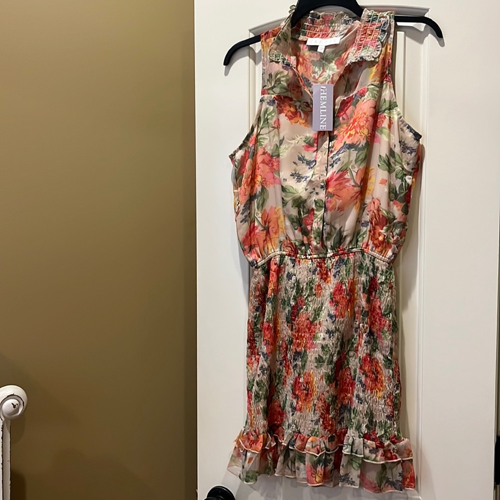 Karlie Floral Smock Bottom Dress
